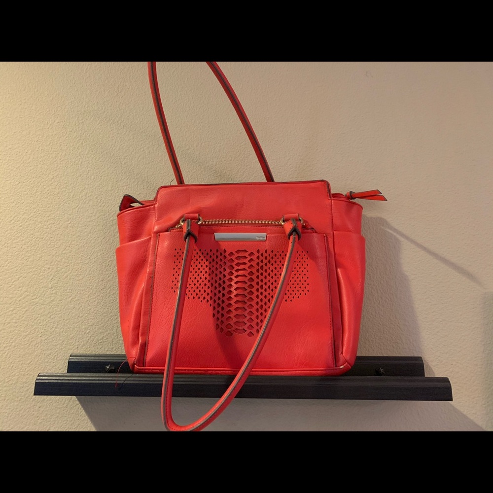 Jessica Simpson red purse. Great condition!